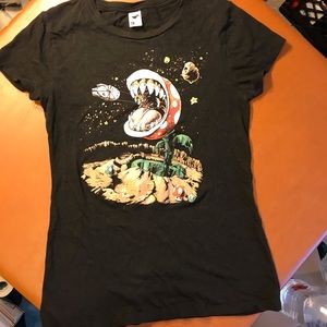 Star Wars Super Mario Bros mash-up t- shirt